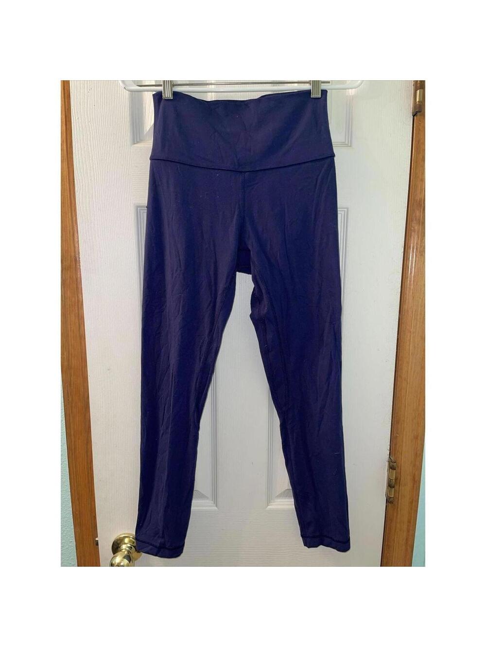 LuluLemon High-Waisted Purple Leggings for Activewear